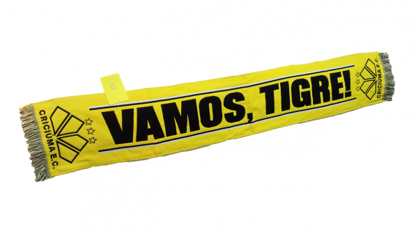 Cachecol Oficial Criciúma – Modelo Vamos, Tigre!